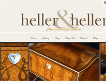 Tablet Screenshot of hellerandhellerfurniture.com